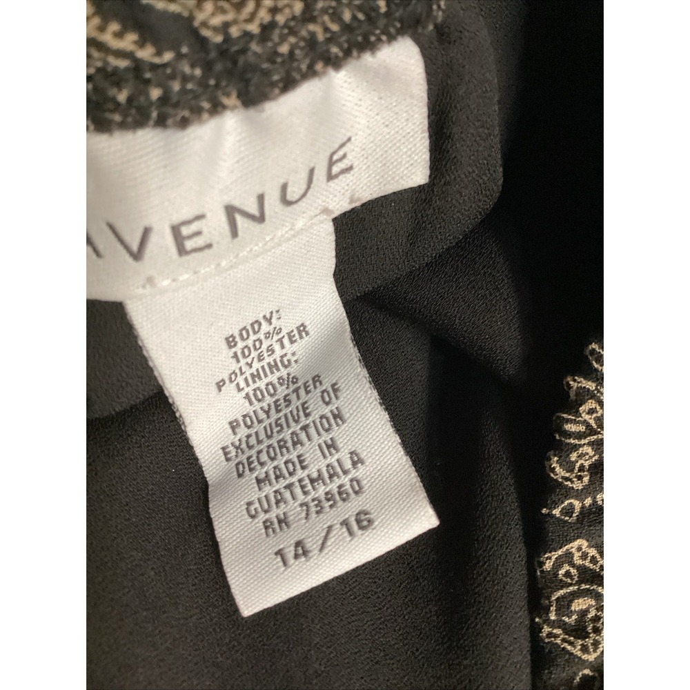 AVENUE Women's (Size 14/16) Long Sleeve Button Down Collared Skirt Set‎ - Picture 7 of 7